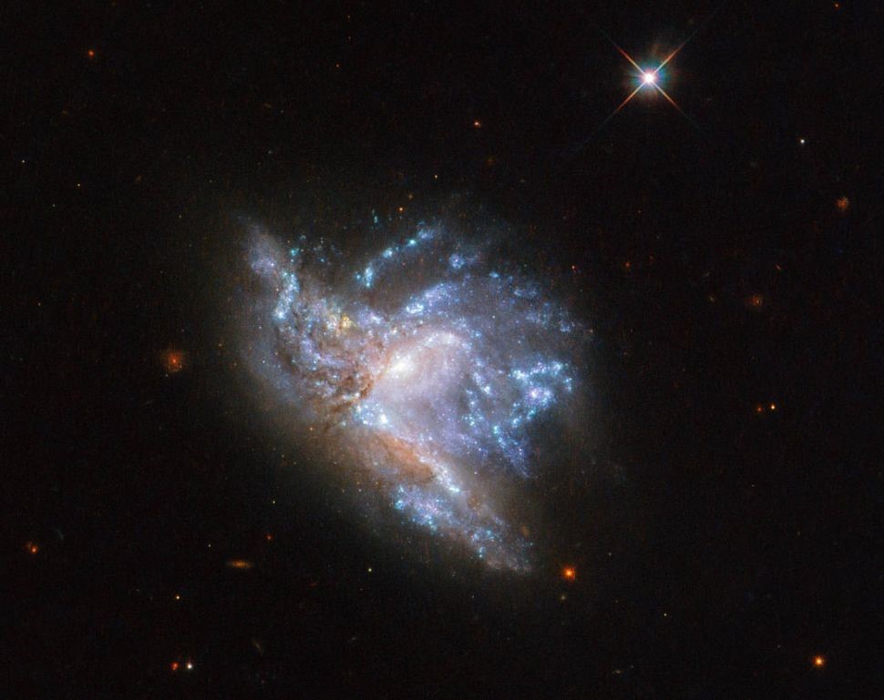 Hubble telescope Image of Galaxy Collision Legacy IAS academy Best IAS Academy in Bangalore