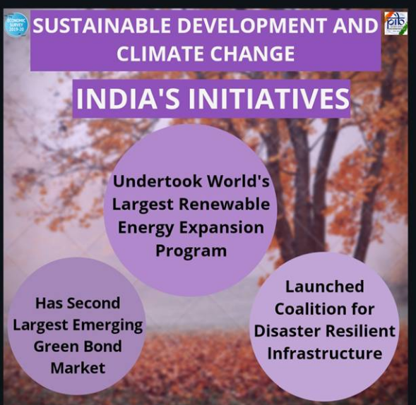 SUSTAINABLE DEVELOPMENT AND 
CLIMATE CHANGE 
INDIA'S INITIATIVES Legacy IAS Academy Best IAS Academy in Bangalore