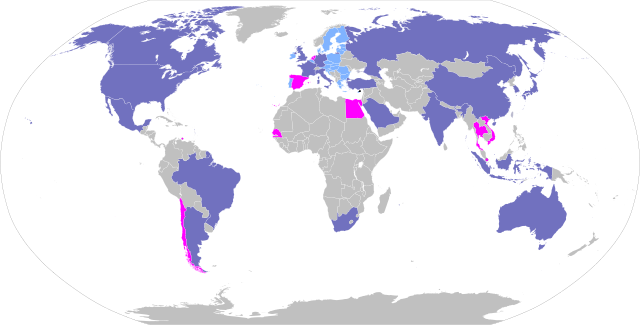 World Map with Nations of the G20 Summit 
Argentina, Australia, Brazil, Canada, China, the      European Union, France, Germany, India, Indonesia, Italy, Japan, Mexico,      Russia, Saudi Arabia, South Africa, South Korea, Turkey, the United      Kingdom, and the United States