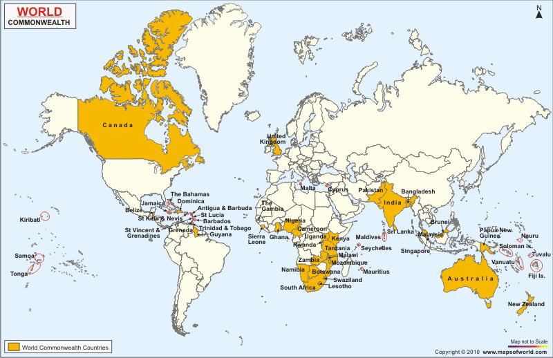 Countries of the Commonwealth Nations India