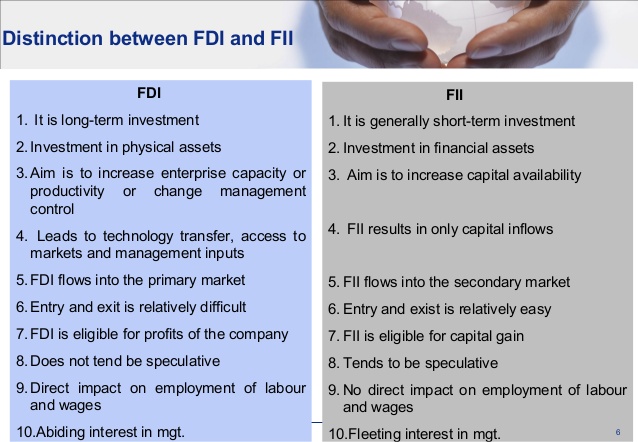 FDI and FII