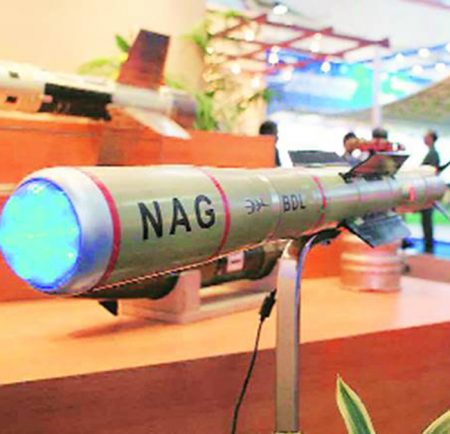 Trials of third Generation Anti-Tank Guided Missile NAG