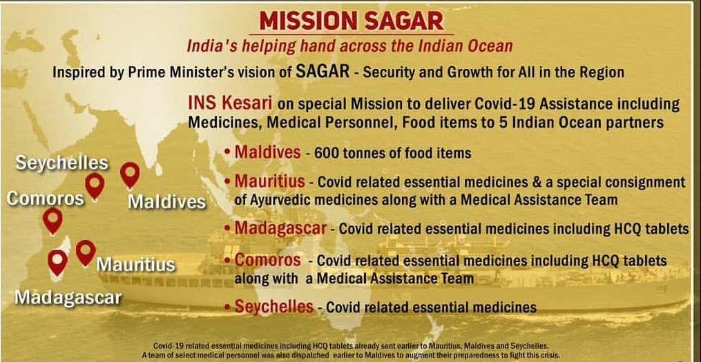 आधिकारिक बुलेटिन - 2 (10-May-2020)मिशन सागर (MISSION SAGAR)