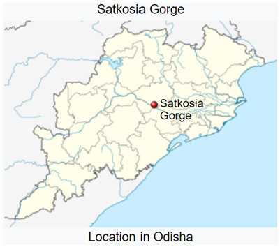 Satkosia Gorge 
Satkosiaz 
orge 
Location in Odisha 