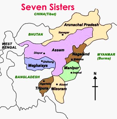 Blog from Mundanat: North-Eastern Sister States- An Accord of Glorious  Diplomatic Game of Uncertainty.