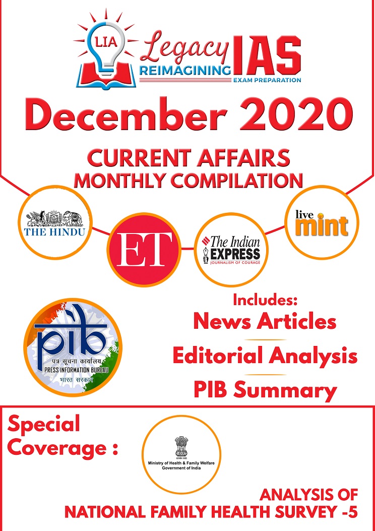 December 2020 Current Affairs Monthly Compilation Legacy Ias Academy 6019