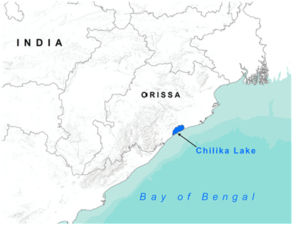 INDIA 
ORISSA 
Chilika Lake 
Bengal 