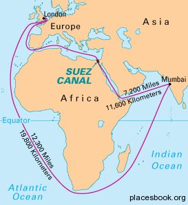 SUEZ CANAL TEMPORARILY HALTS NAVIGATION | Legacy IAS Academy