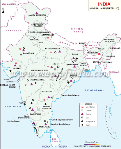 Mineral Distribution in India