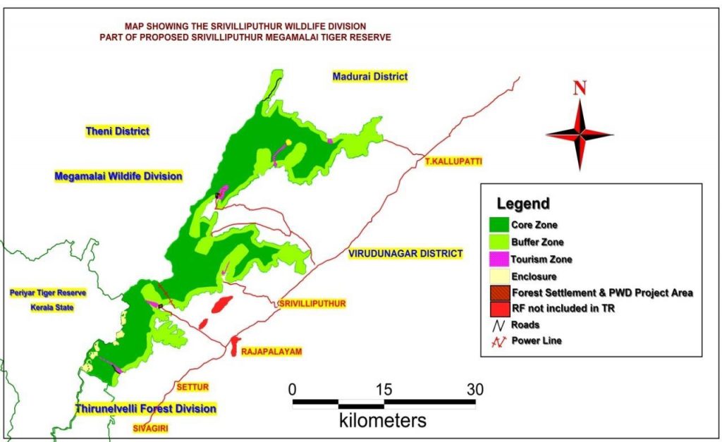 Prakash Javadekar on Twitter: "Happy to announce that India has now 51 Tiger  Reserves. The Srivilliputhur Grizzled Squirrel Wildlife Sanctuary & Megamalai  Wildlife Sanctuary has been declared as “Srivilliputhur Megamalai Tiger  Reserve”,