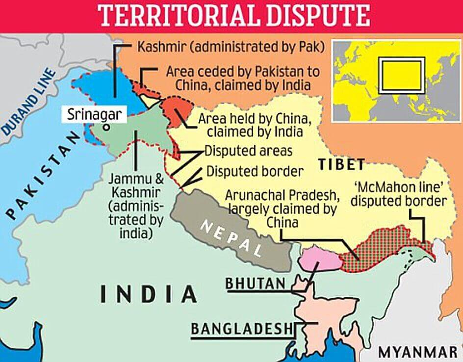 India China Border Dispute Map Hot Sex Picture