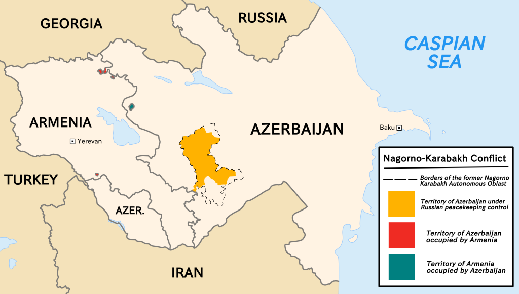 The Azerbaijan-Armenia Conflict over Nagorno-Karabakh Enclave