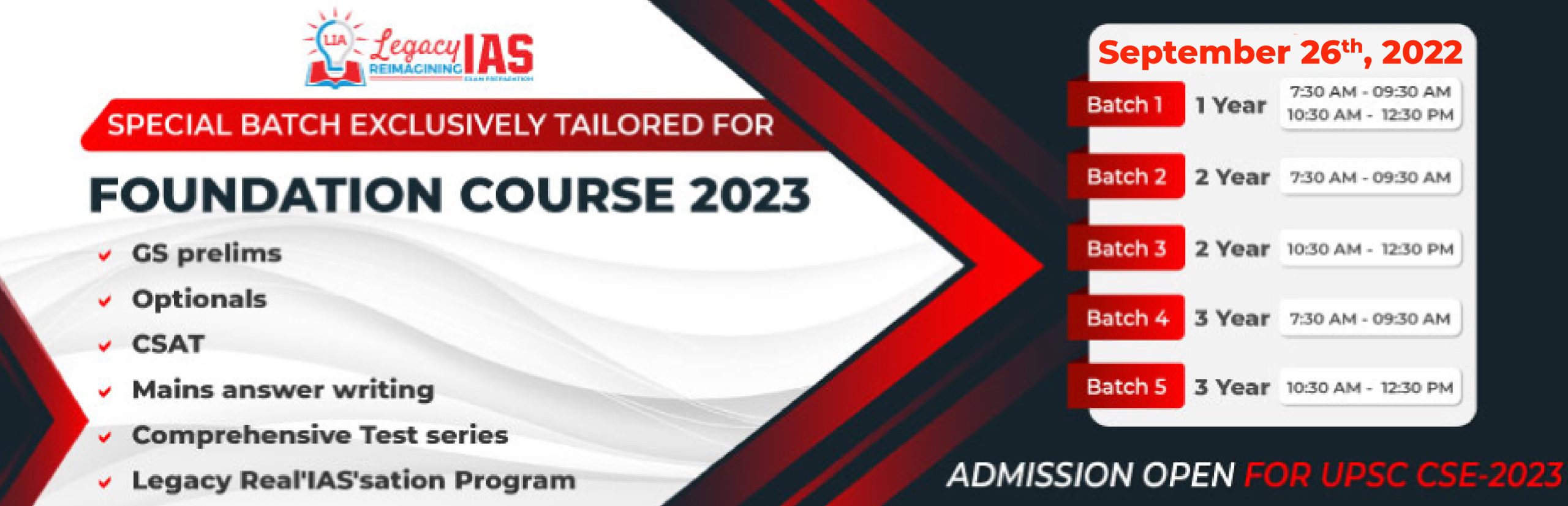 Upsc Foundation Course For Cse 2022 Legacy Ias Academy 1521