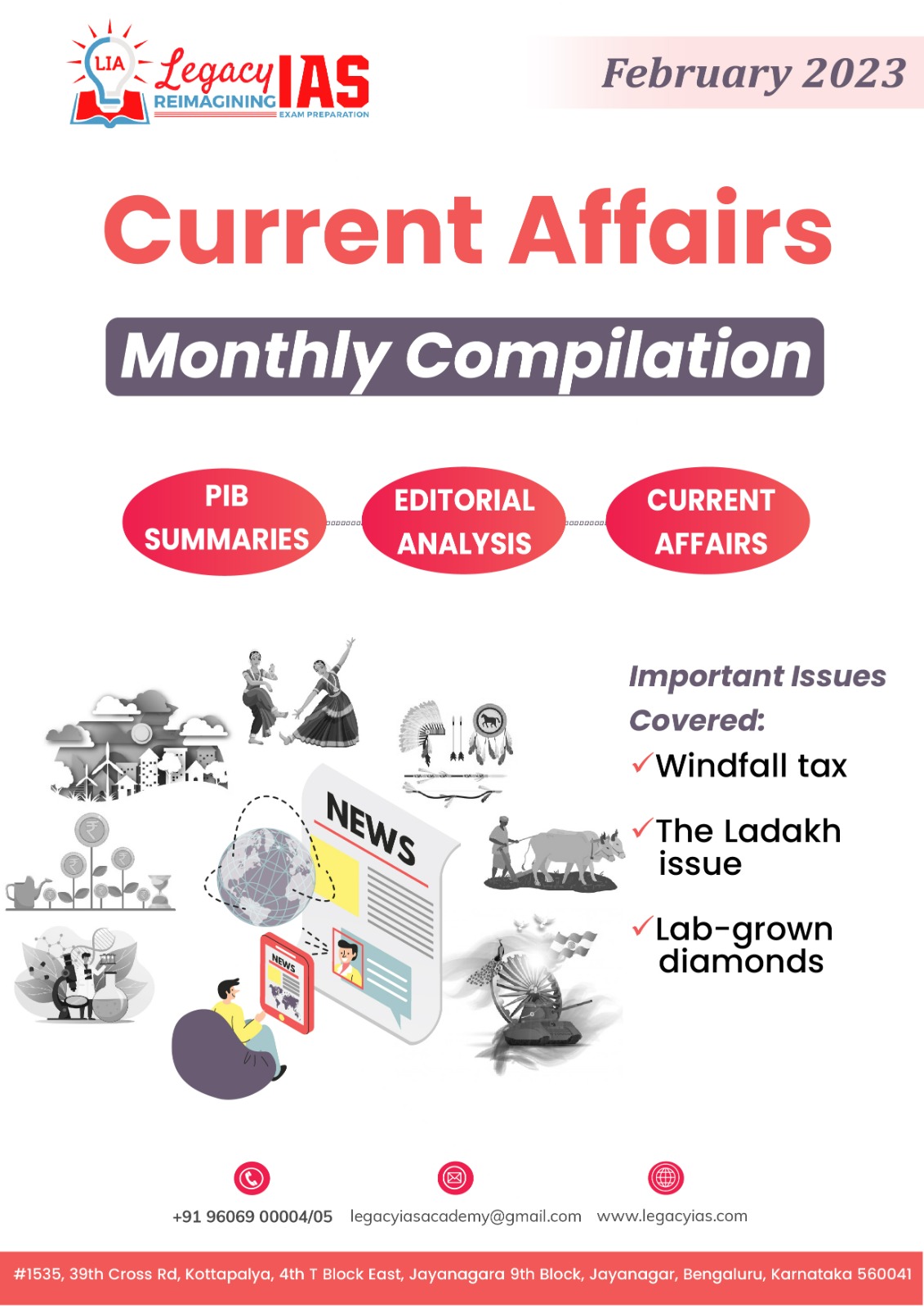 February 2023 Current Affairs Monthly Compilation Legacy Ias Academy 