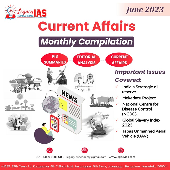 June 2023 Current Affairs Monthly Compilation Legacy Ias Academy 3989